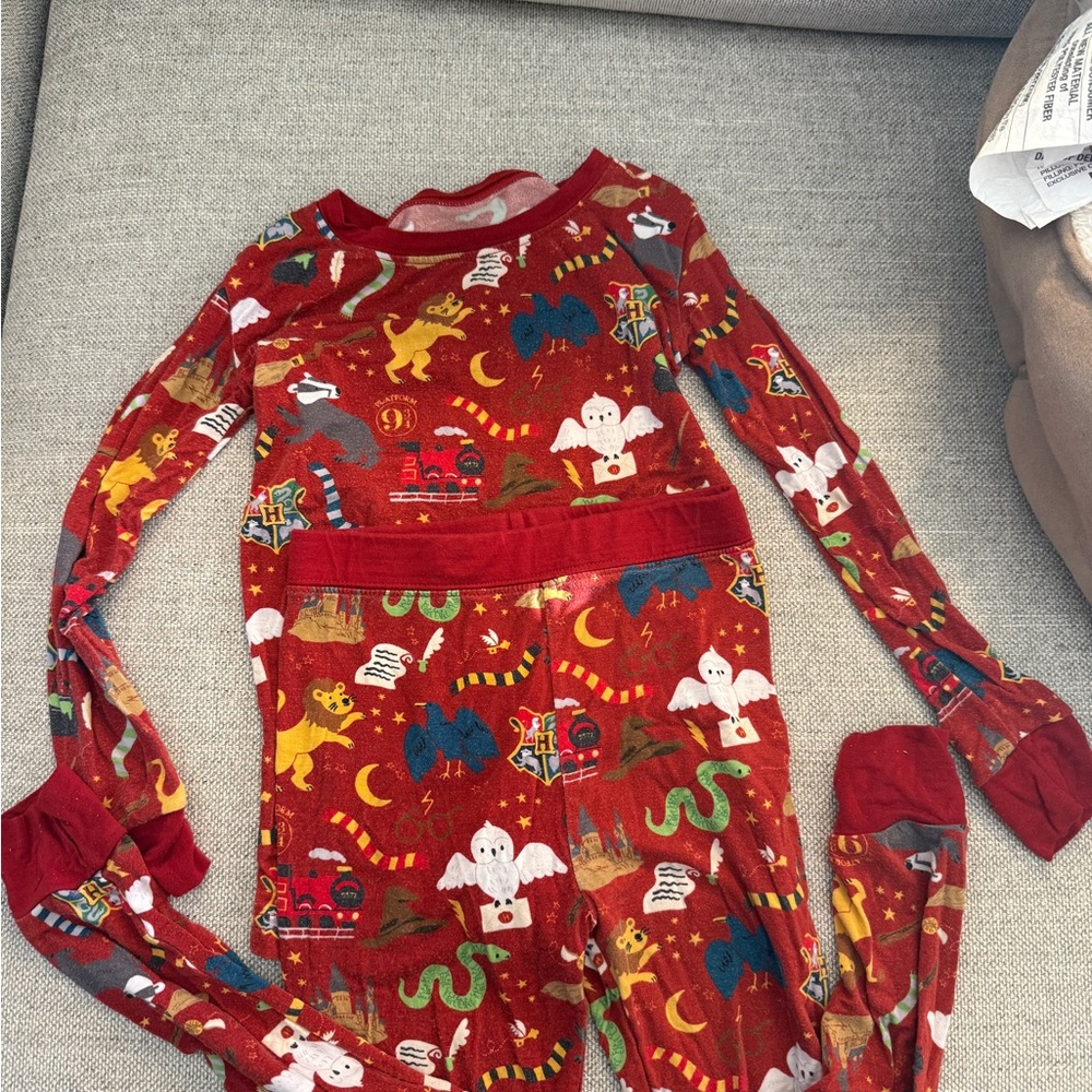 Little Sleepies Red Harry Potter Pajama Set 3T